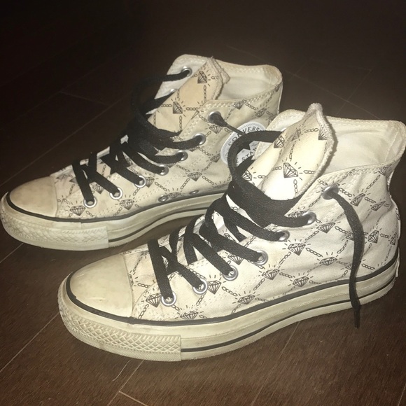 HIGH TOP DIAMOND 💎 CONVERSE ALL STARS - Picture 2 of 4